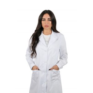 Camice classico da donna Bianco – Personalizzabile con ricamo