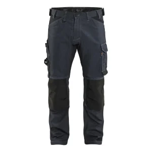 BLAKLADER 17511141 | Craftsman Trousers Stretch Work Trousers Men - CORDURA Denim