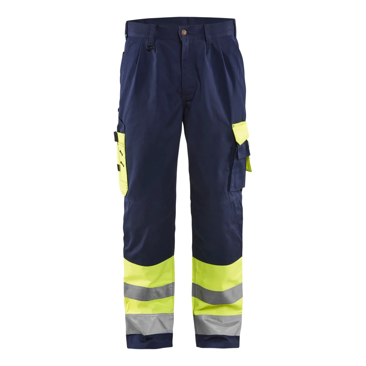 BLAKLADER 15841860 | Hi Vis Trousers Hi Vis Reflective Work Trousers Men - Twill Fabric