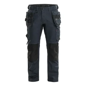 BLAKLADER 17501141 Craftsman Trousers Stretch Work Trousers Men - CORDURA Denim