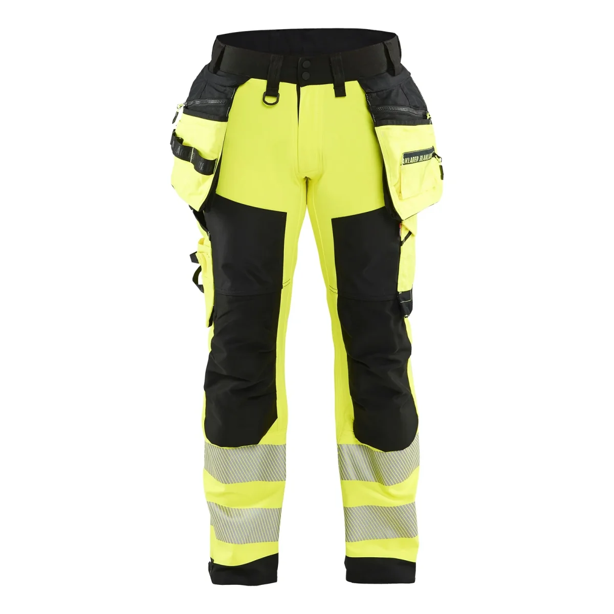 BLAKLADER 18202513 | Hi vis Softshell Trousers Hi Vis Reflective Work Trousers Men - Waterproof - immagine 6